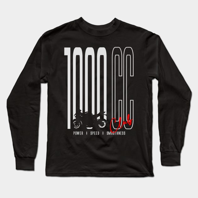1000 CC Club Fireblade Long Sleeve T-Shirt by TwoLinerDesign